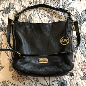 Michael Kors Black Leather Purse